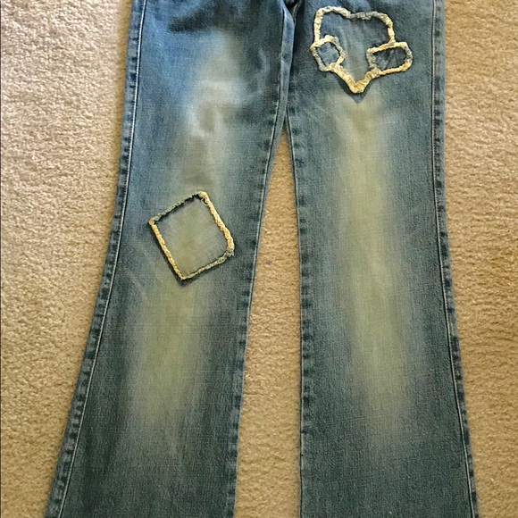 LUELLA BARTLEY Rare NWT Appliqué JEANS Size 5 - Picture 3 of 8